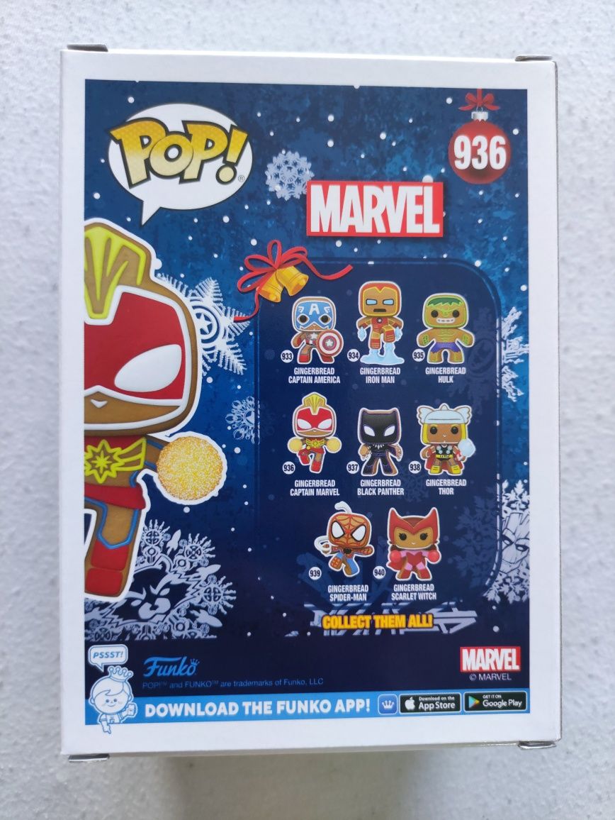 Funko POP kolekcja Marvel gingerbread _ Capitan Marvel nr. 936