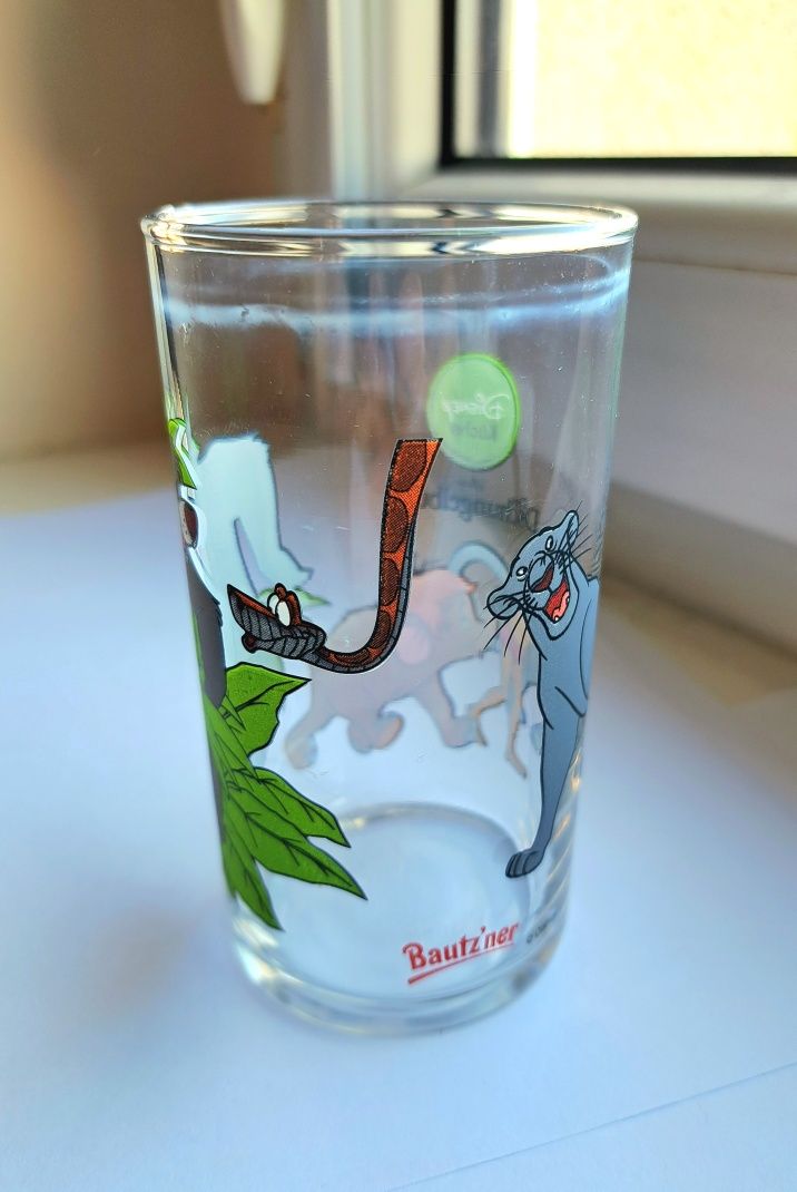 Kolekcjonerska szklanka true vintage retro Disney Księga Dżungli unika