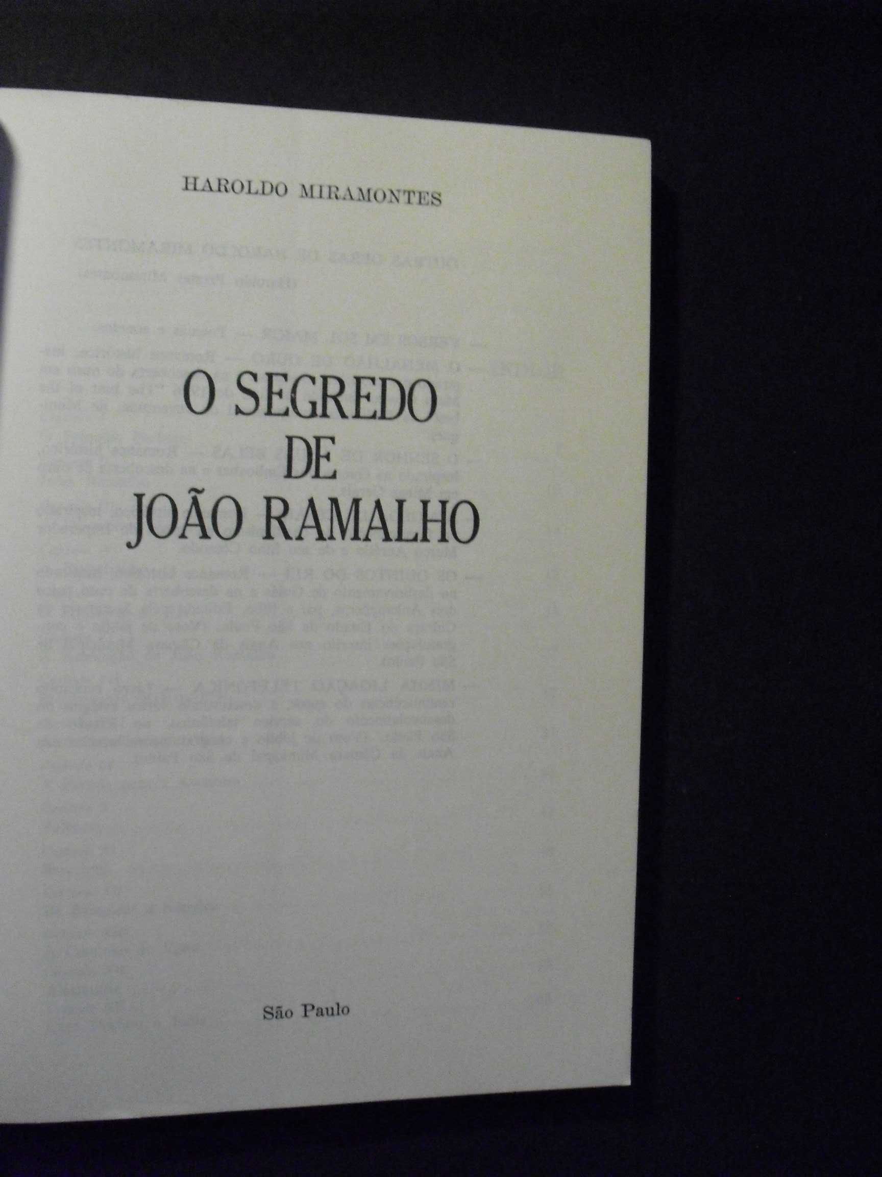 Miramontes (Haroldo);O Segredo de João Ramalho