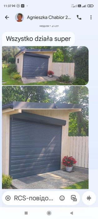 Brama garażowa rolowana z napędem ocieplana szer.250 oraz inne OD RĘKI