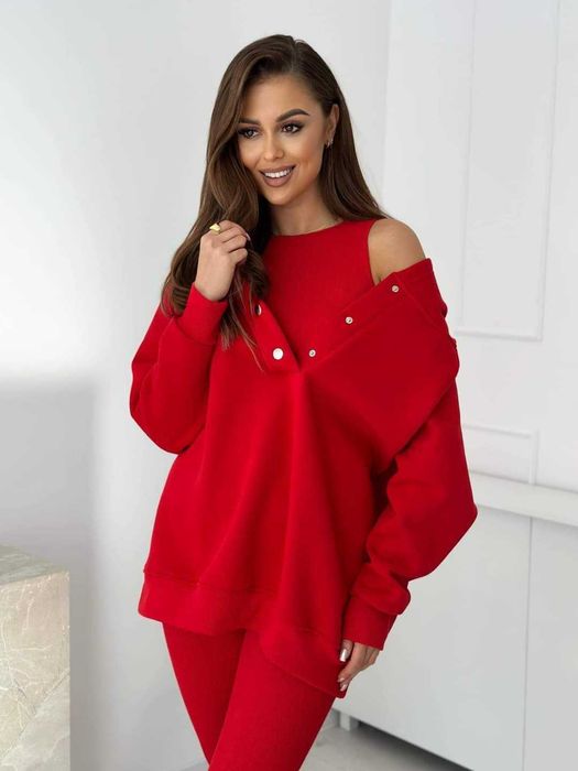 Komplet Aszmi 3 części top + bluza+ legginsy 7 kolorów