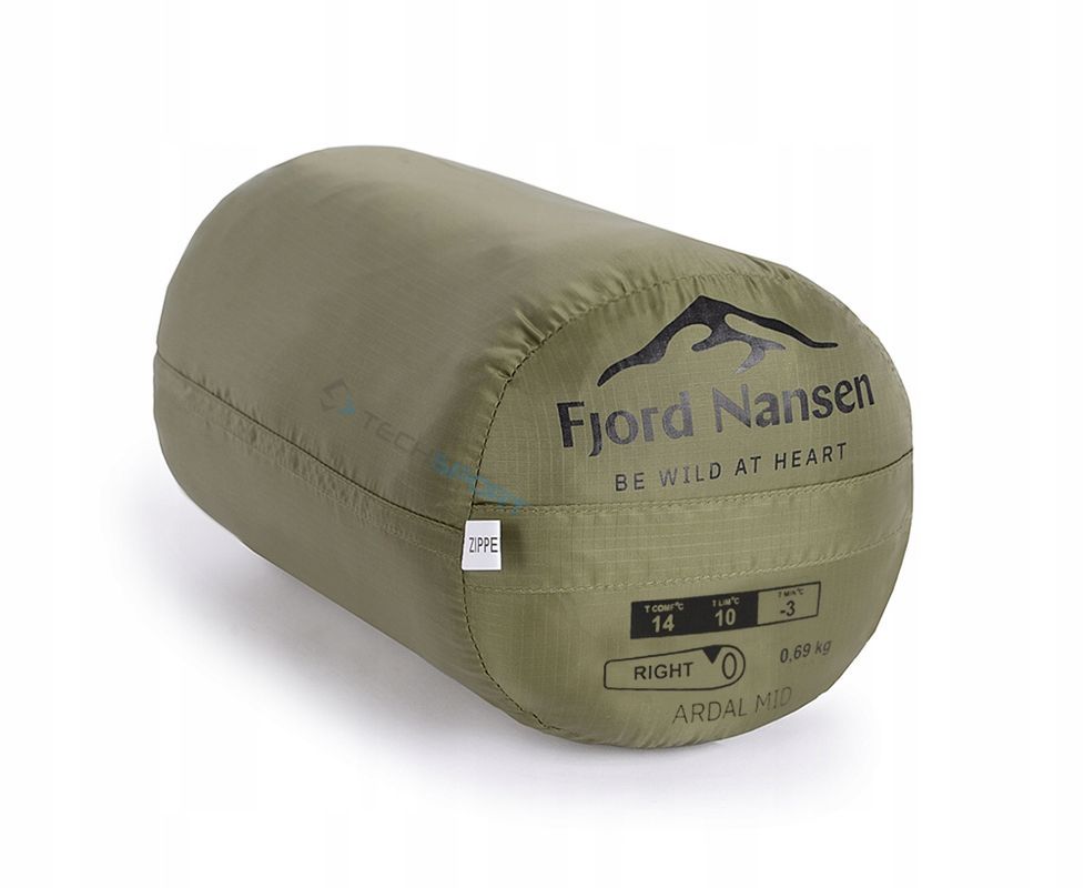 Mały Lekki Fjord Nansen Śpiwór Ardal Mid -3s Mumia
