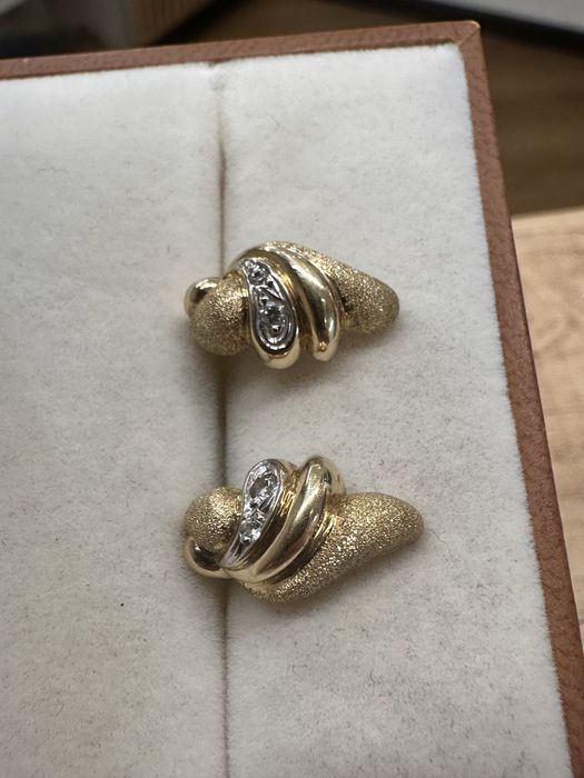 Złote kolczyki próba 585