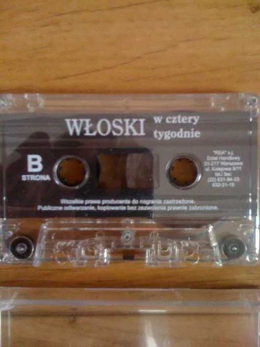 Kaseta do nauki języka włoskiego w 4 tygodnie