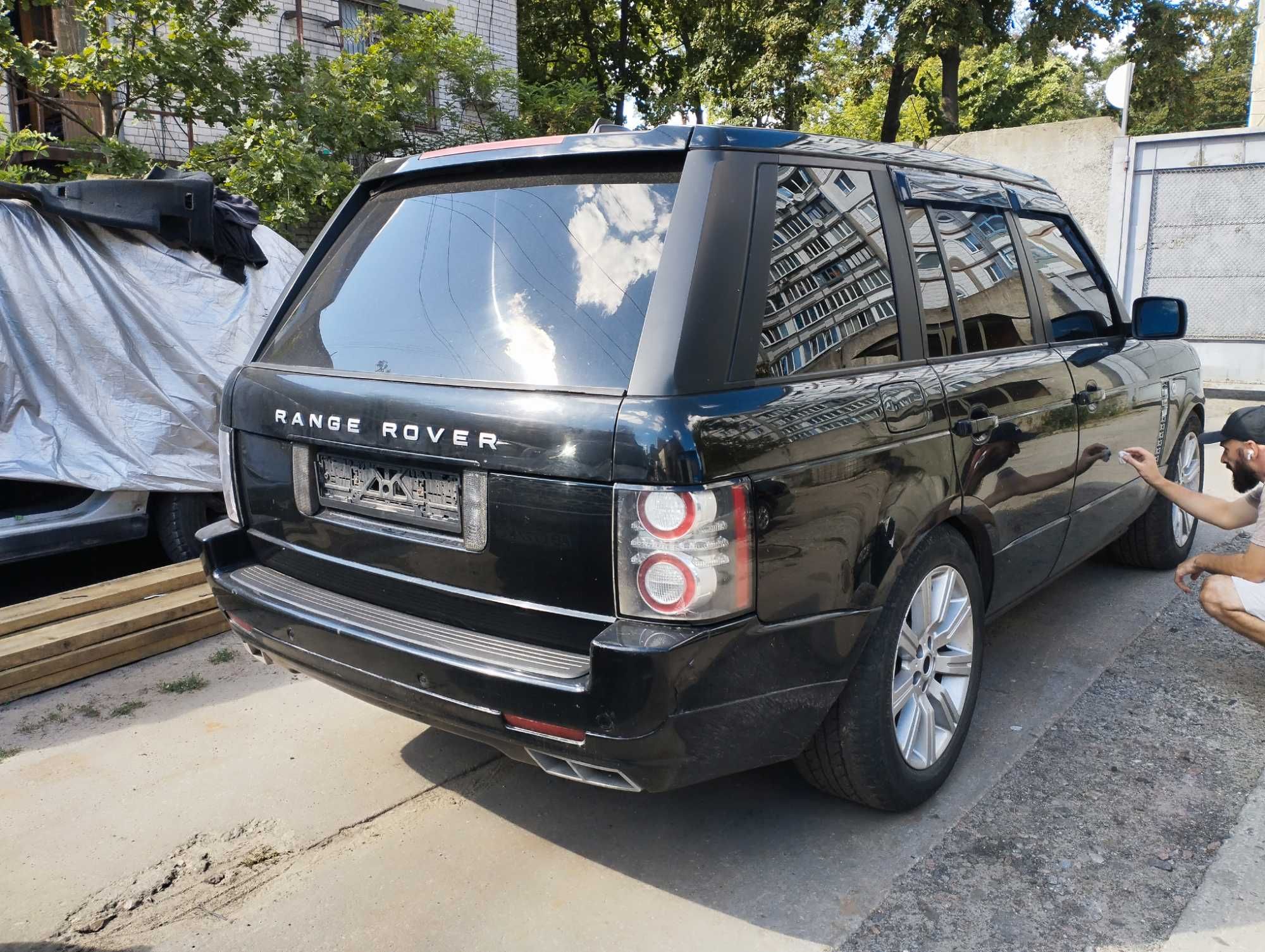 бампер задний рест 2011 Range Rover Vogue L322 жабра Autobiography
