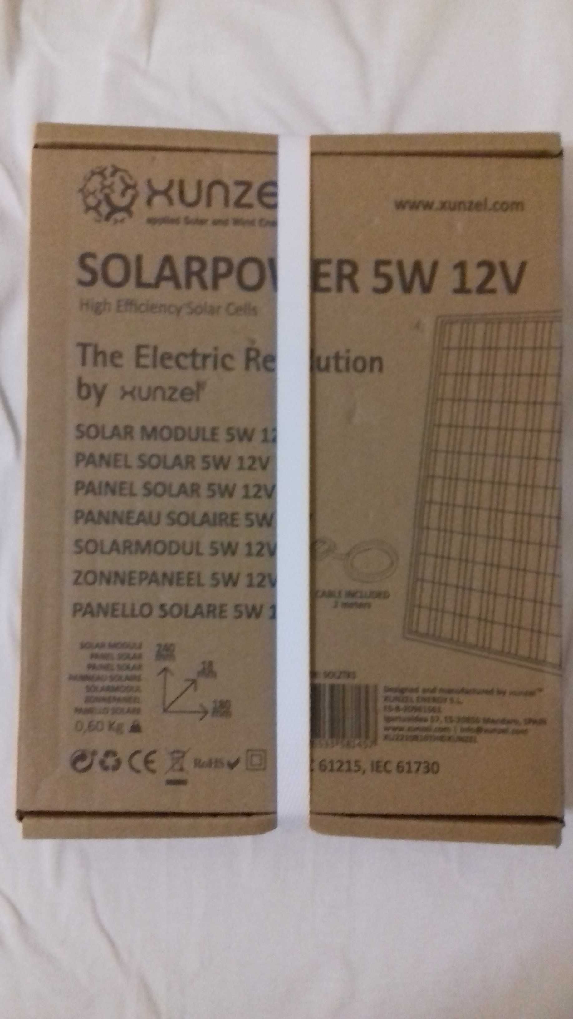 Paineis solar 1,35W 5W ou 10Wnovo ainda embalado