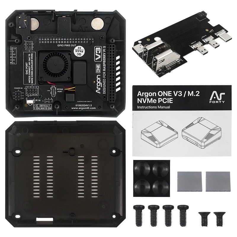 Корпус Argon ONE V3 M2 NVMe PCIE