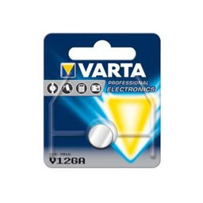 Bateria V12Ga 386A Ag12 Lr43 1.5V 80Mah Varta