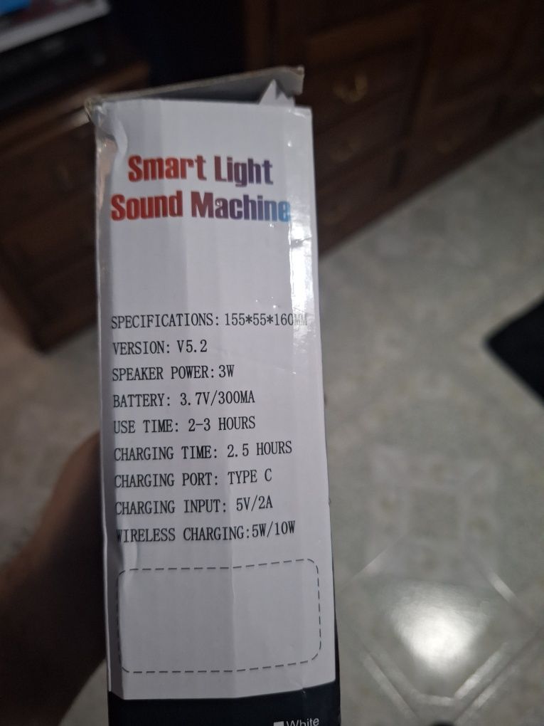 G23 Smart Light & Sound Machine candeiro luminaria RGB led