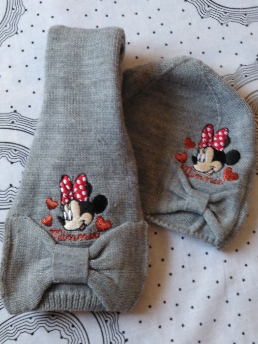 Cachecol e Gorro da DISNEY - NOVOS!