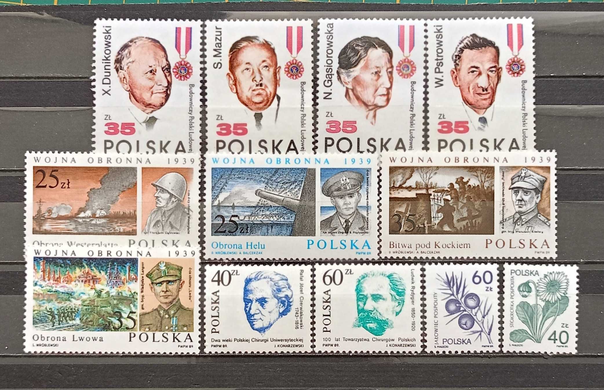 L ZNACZKI POLSKIE rok 1989 - III kwartał