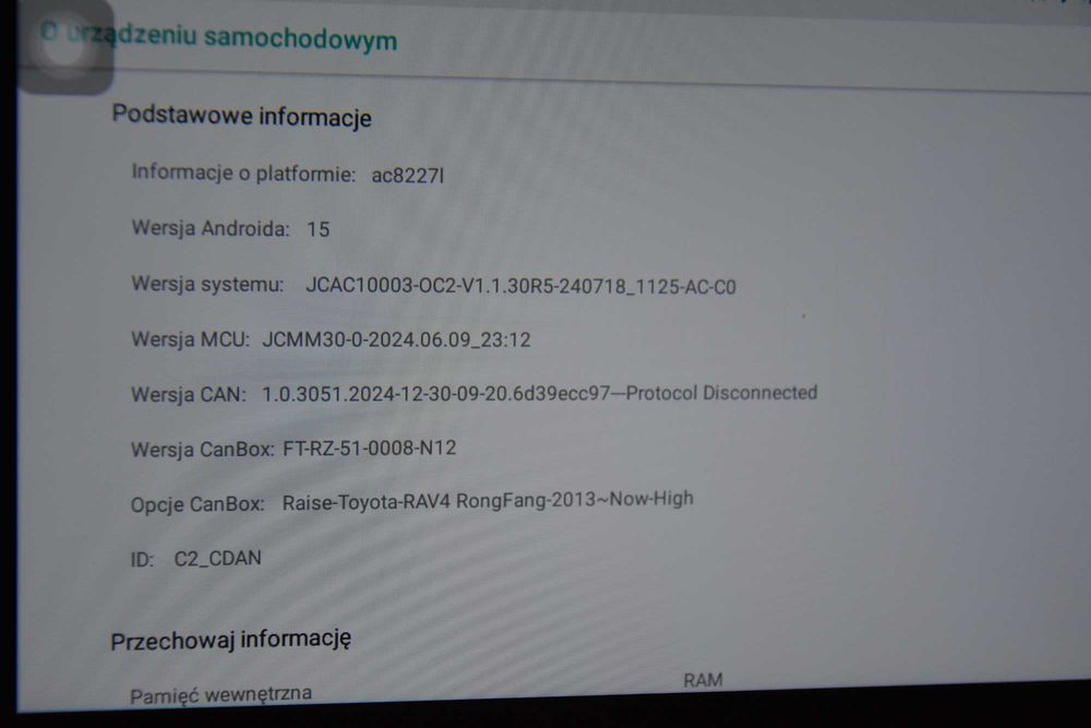Radio android Toyota Raw 4 2013 -2019 C8097 Navi internet Wifi BT