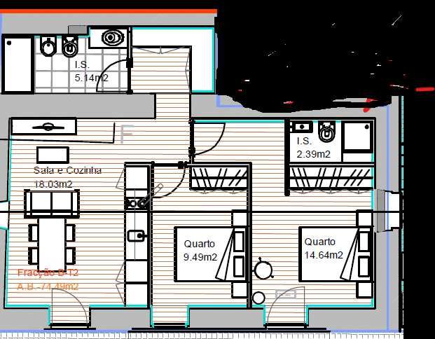 Apartamento T2 Areosa, Viana do Castelo
