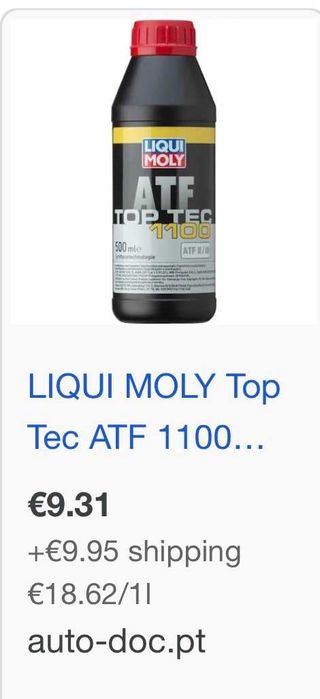 Fluido para caixa automática Liqui Moly ATF1100