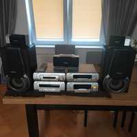 Technics wieża SH-EH760 Japan+ 5 kolumn+pilot