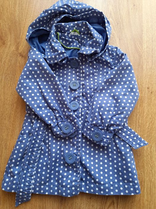 Płaszczyk w groszki, 92 cm / 2 lata