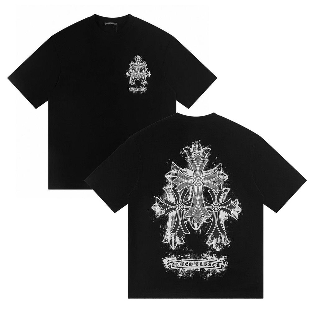 Футбокли Chrome Hearts унисекс Хром Хартс с керстами новинка 2025