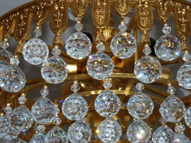 LUSTRE CRISTAL Boémia (Prata) bronze Super Elefante lindo tod as bolas