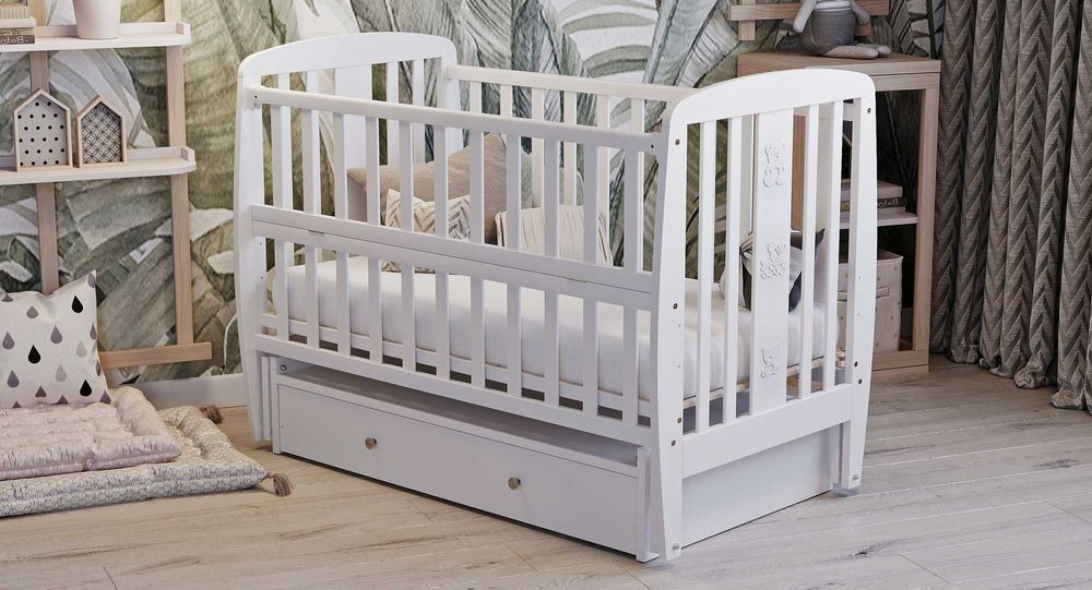 Кроватка для новонароджених | Ліжечко Букове \ Ліжко для Немовлят!