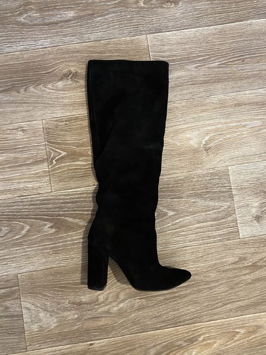 Сапожки натуральні замшеві