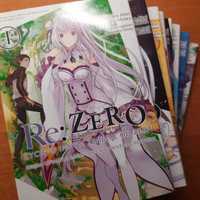 ReZero księga 4 manga tomy 1-7 komplet bonus