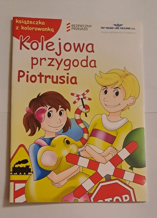 Kolorowanka PKP PLK Bezpieczny Przejazd (1)