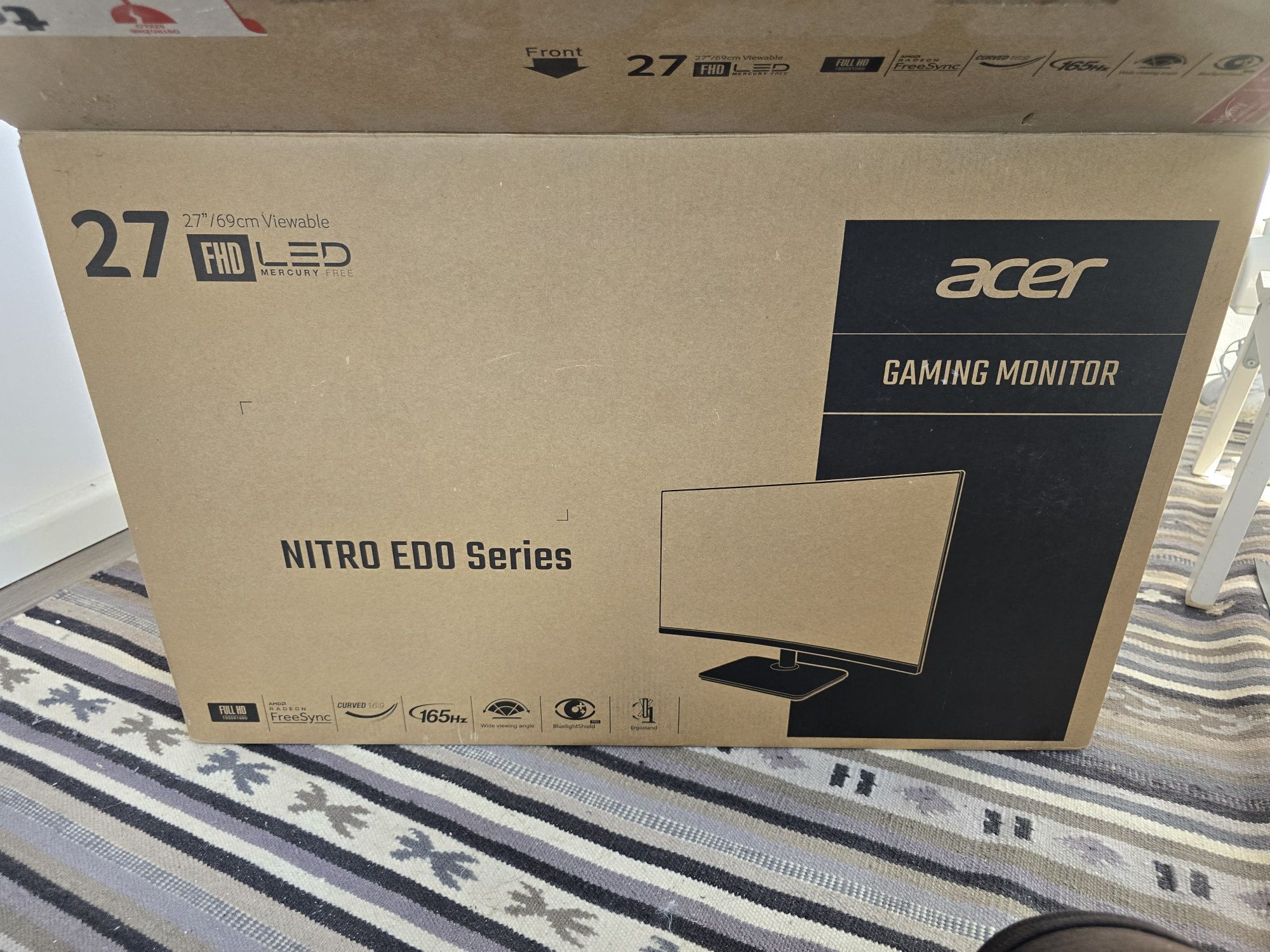 Monitor gamingowy 27' zakrzywiony USZKODZONY