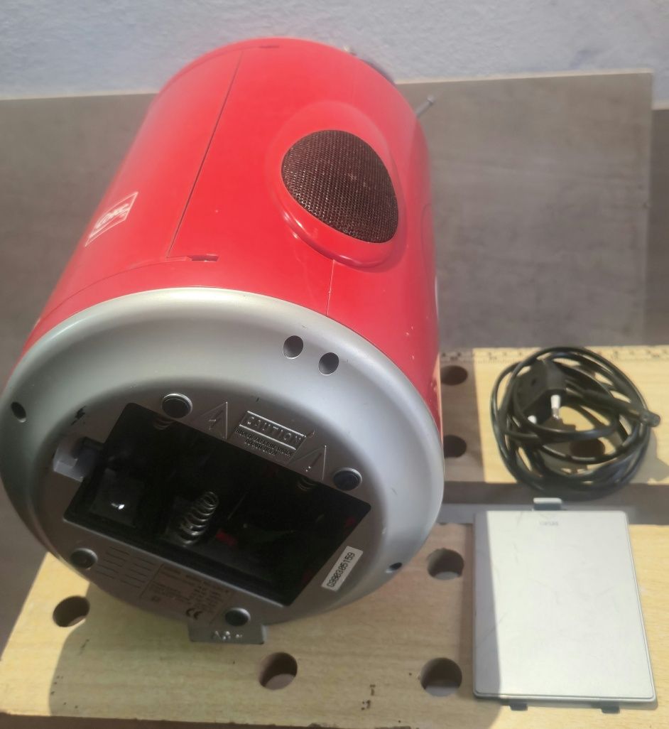 Rádio da Coca-Cola, a pilhas e eléctrico