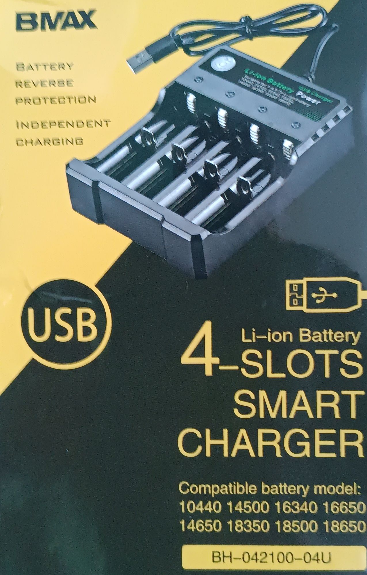 USB зарядне для літієвих аккумуляторів