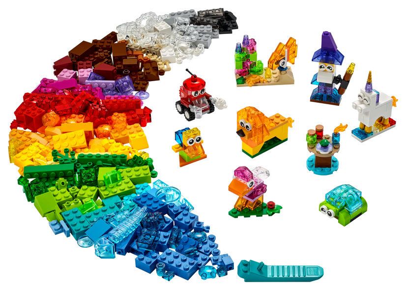 Конструктор LEGO Classic Прозорі кубики для творчості (11013) лего