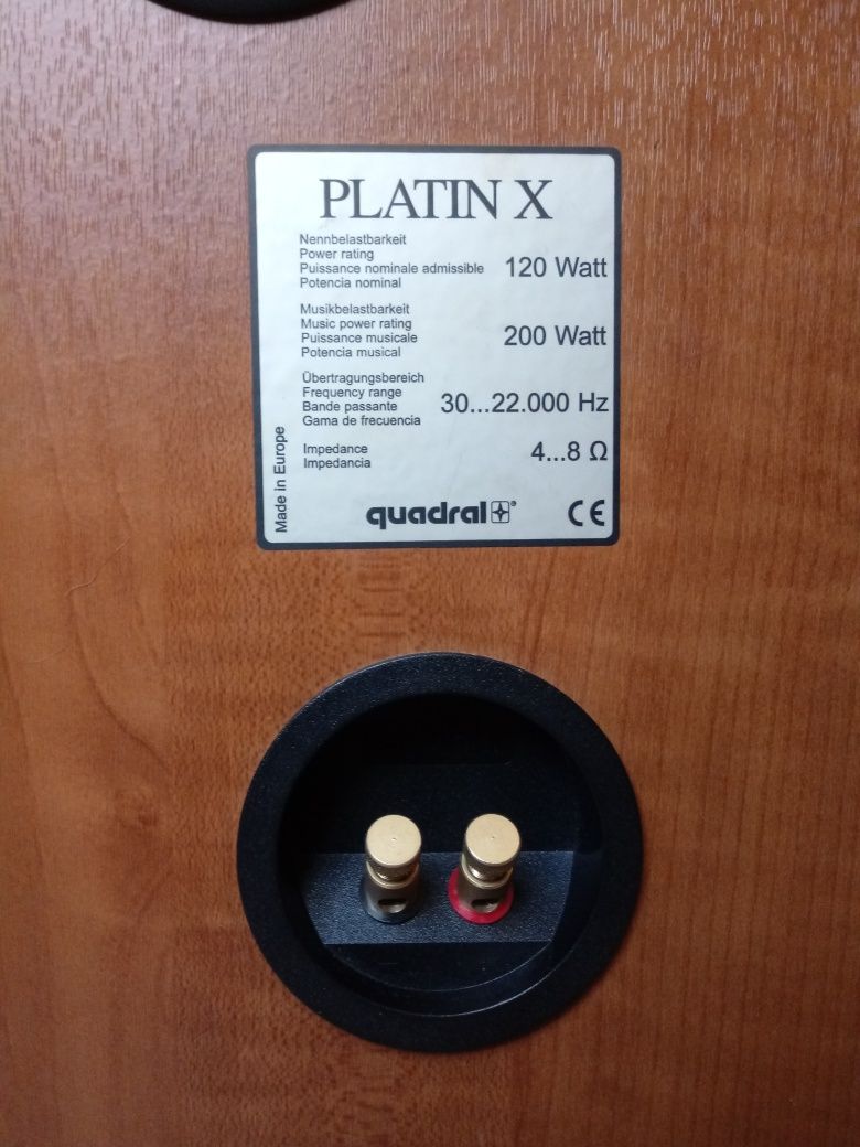 Kolumny QUADRAL PLATIN X, technicznie idealne.