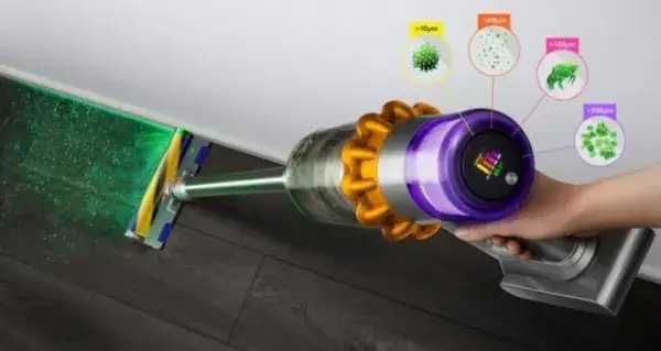 Пилосос Dyson V15 Detect Absolute 2023 Gold/Gold