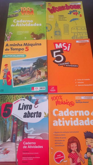 Cadernos de Actividades 5.º Ano