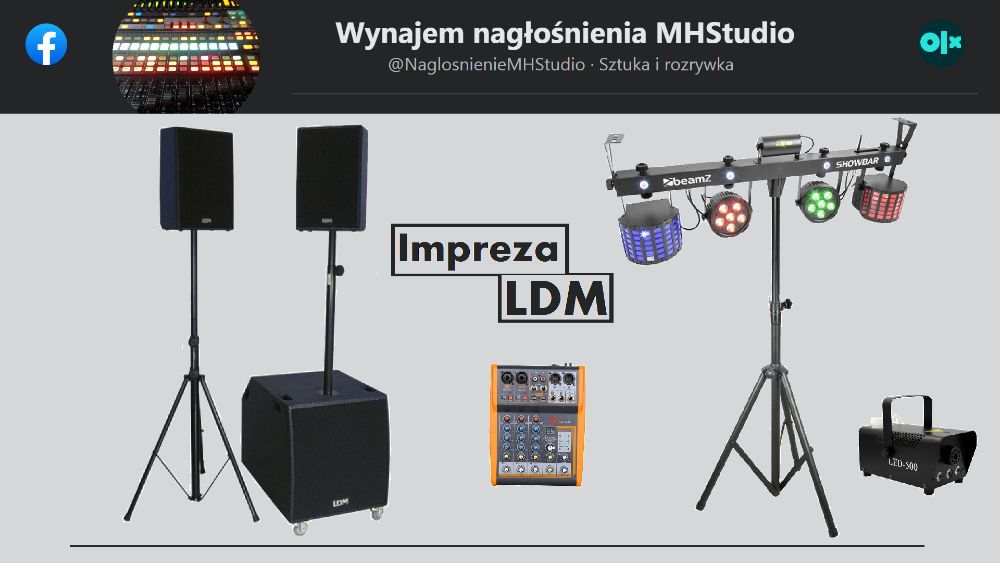 Nagłośnienie Wynajem nagłośnienia Nagłośnienie do wynajęcia Głośniki