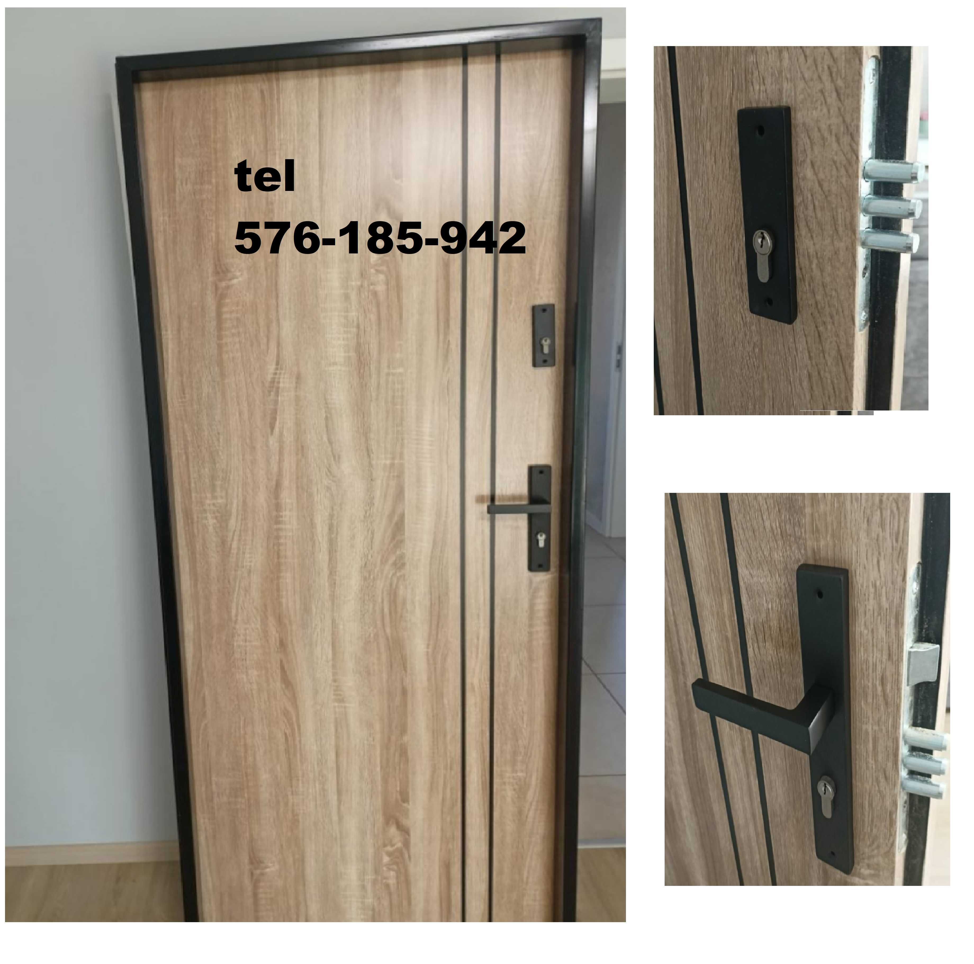 Solidne drzwi zewnętrzne -wejściowe - MONTAŻ GRATIS antywłamaniowe