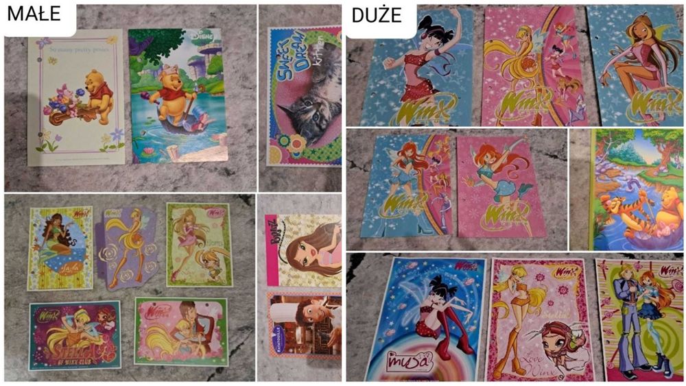 Karteczki do segregatora Winx Kubuś Puchatek