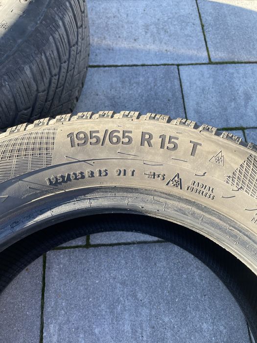 Opony continental zimowe 195/65/15