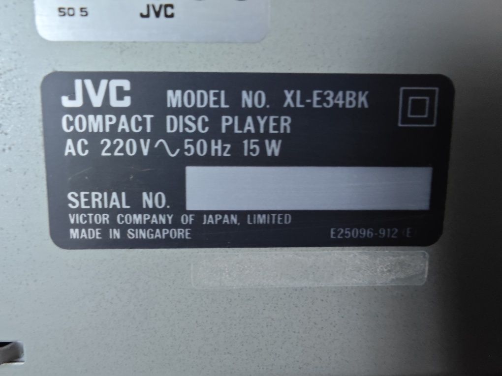CD Player JVC E-34