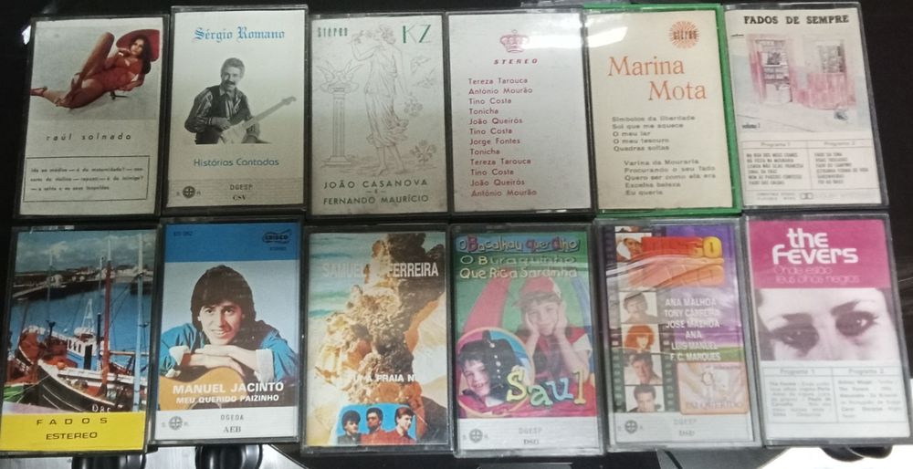Cassetes Antigas Originais 2€