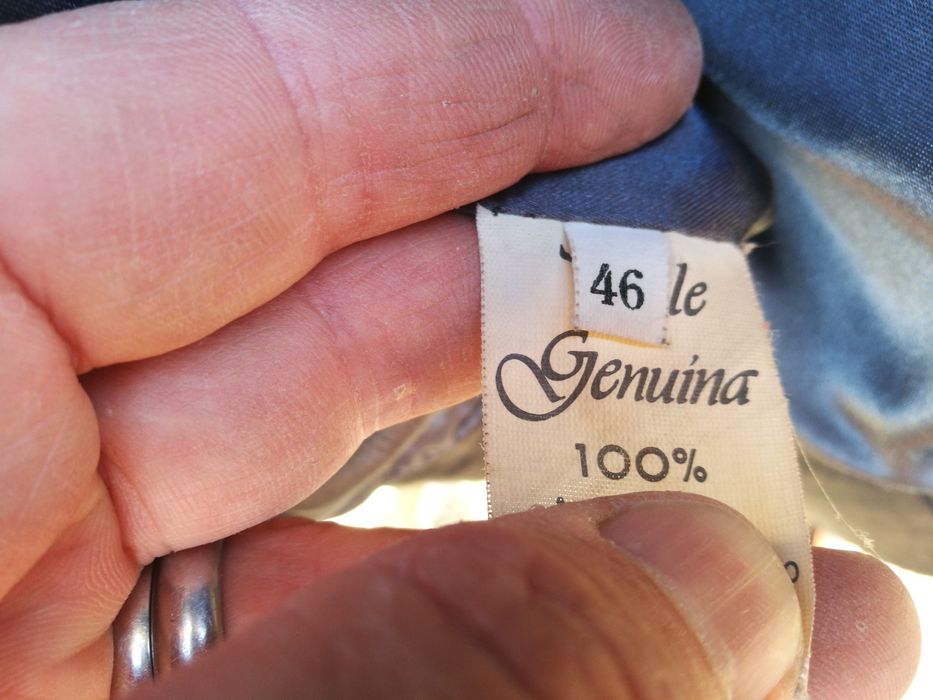 Casaco Motard vintage 100% pele natural estilo Harley como novo