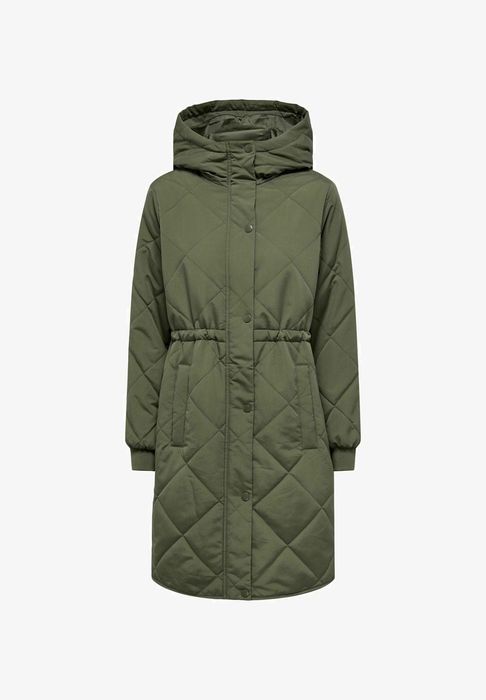 Płaszcz przejściowy pikowany zielony JDY M