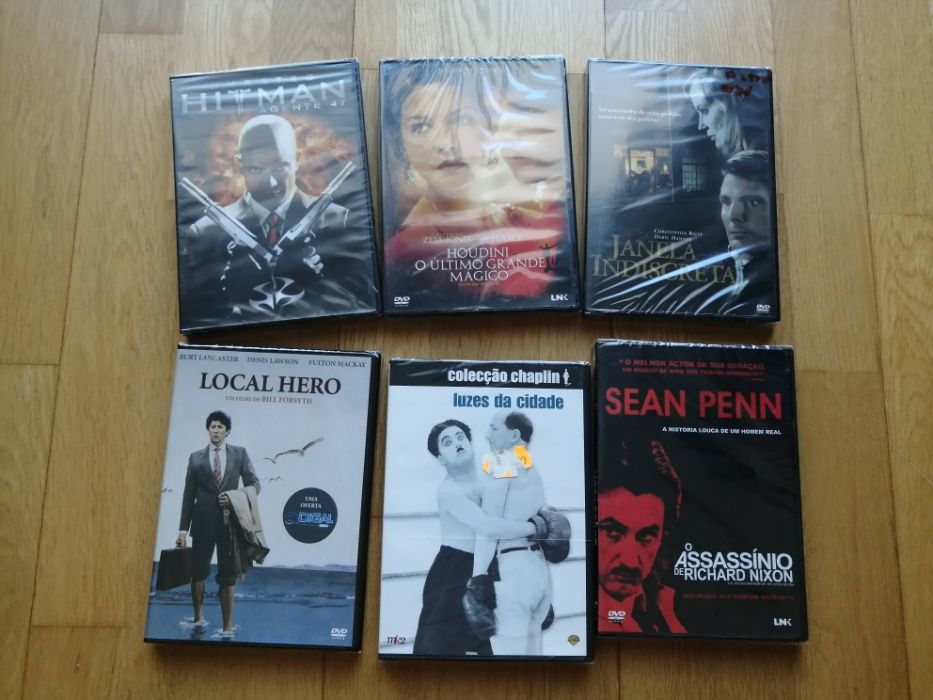 16 DVDs - Filmes conceituados - Novos - Embalados!