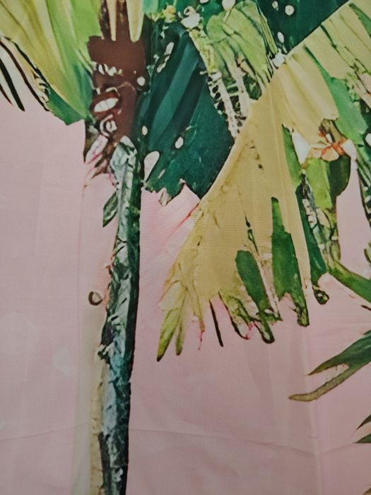 Zasłona prysznicowa w palmy