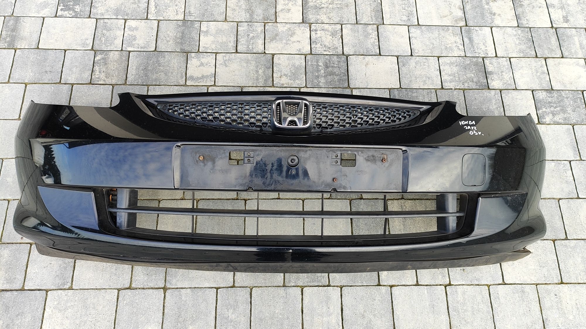 Zderzak przedni przód Honda Jazz II lift czarny