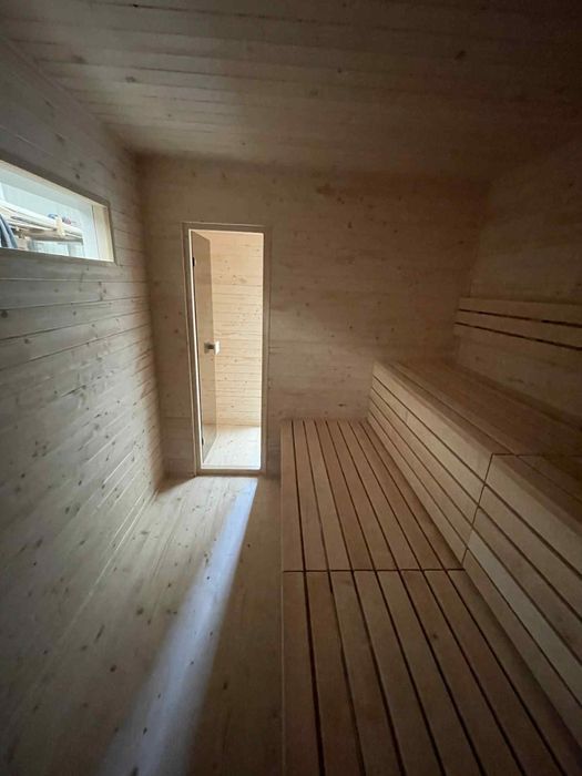 Sauna zewnetrzna 2,4x4m