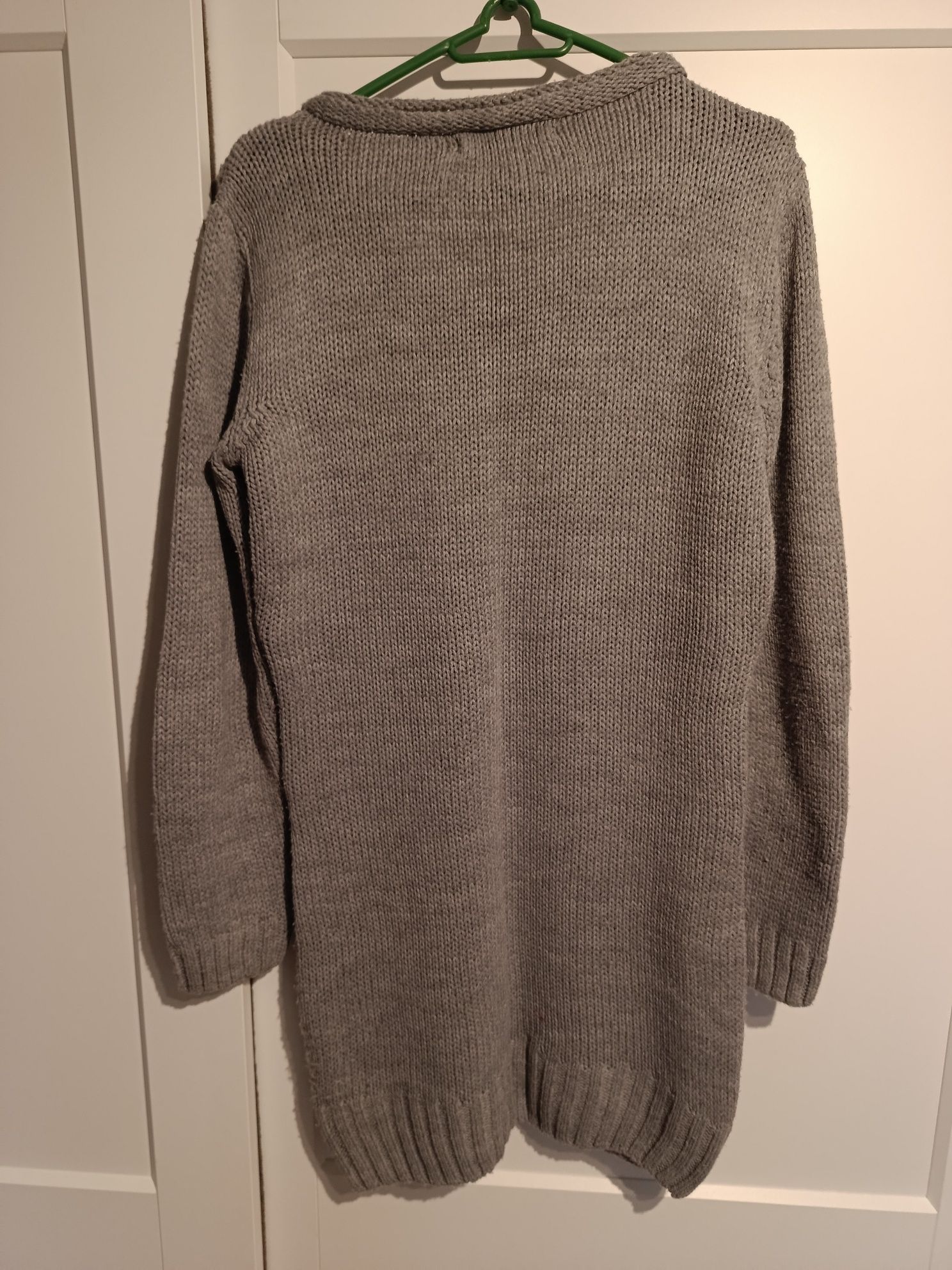 Sweter troll ciepły L XL gruby