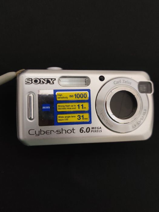 Sony Cyber-shot DSC-S600 Silver Вінтажна Мильниця фотоапарат