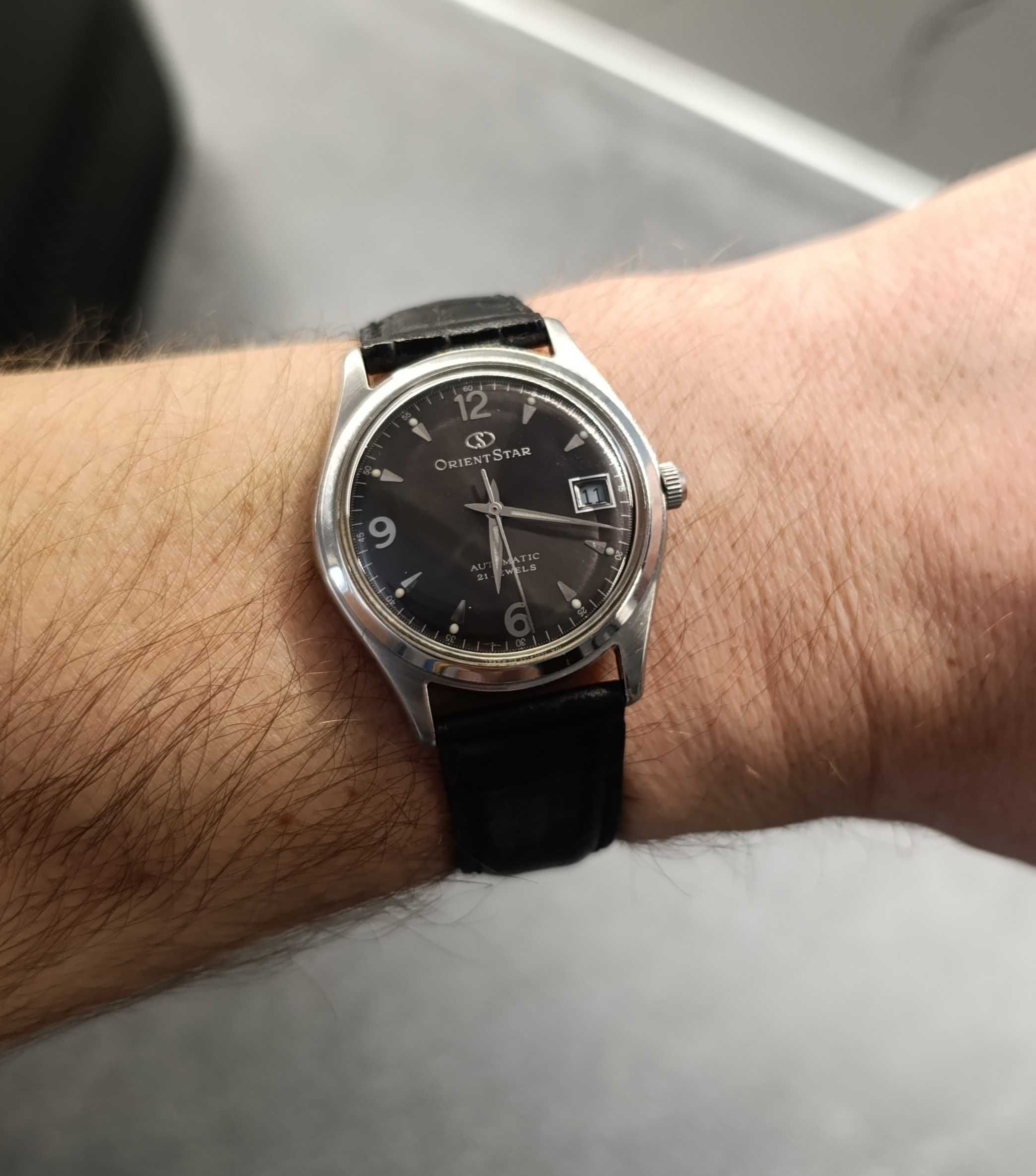 Elegancki zegarek męski Orient Star automatic nowy pasek gwarancja
