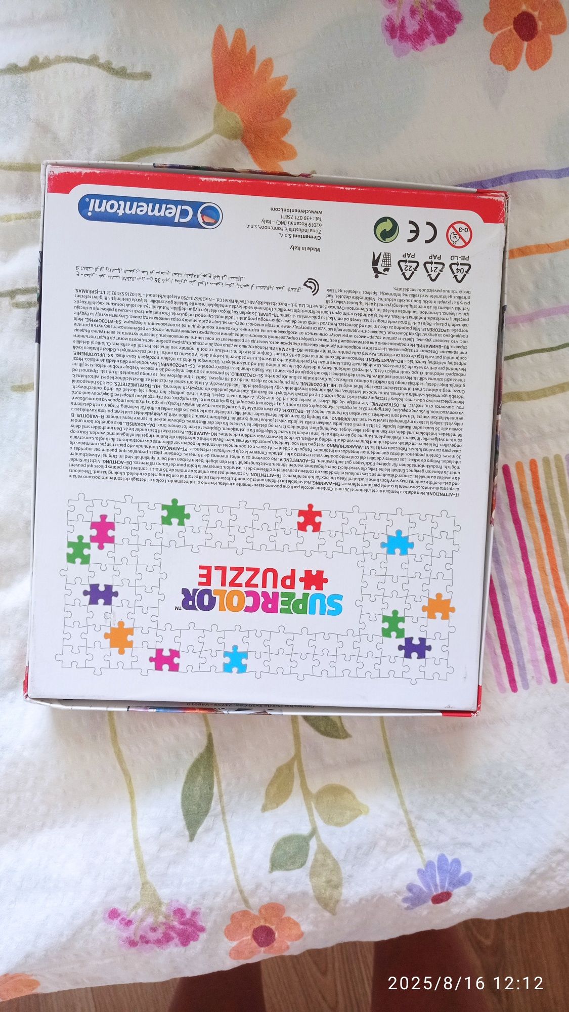 Puzzle 2 w 1 Kraina lodu Frozen Disney 2 x 20 elementów