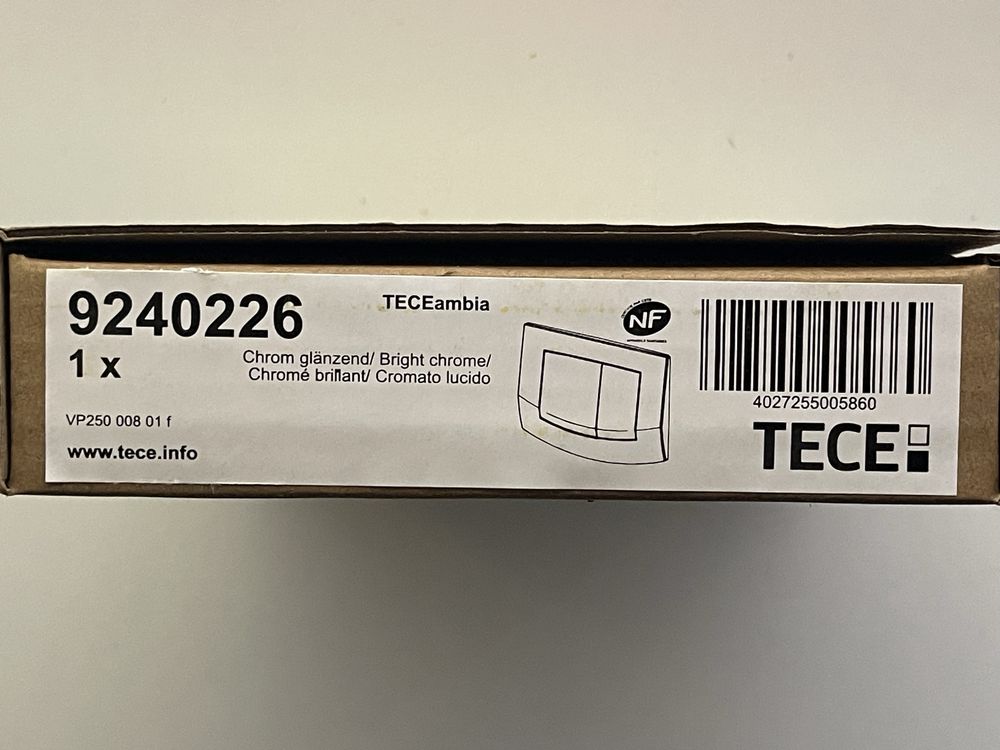 Панель змиву Tece TECEambia Bright Chrome 9240226